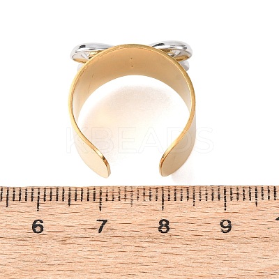 304 Stainless Steel Cuff Open Rings LS-RJEW-H266-01GP-01-1