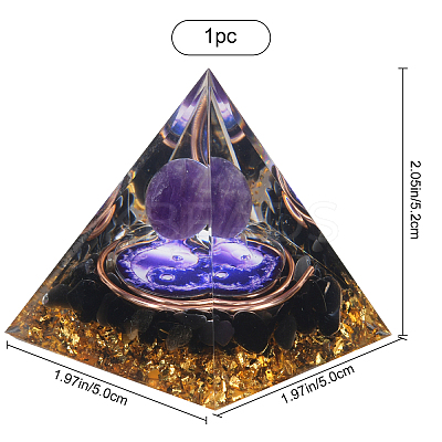 Crystal Epoxy Display Decorations DJEW-WH0034-26B-1