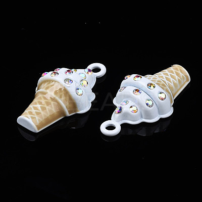 Rack Plating Alloy Enamel Pendants X-PALLOY-N172-005D-1