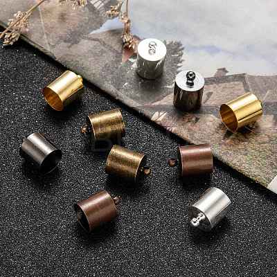 Brass Cord Ends X-KK-D219-14x10-M-1