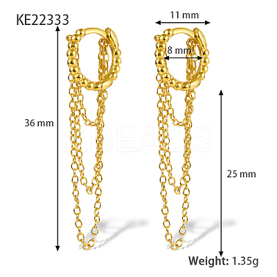 925 Sterling Silver Hoop Earrings LS-BK6776-1-1
