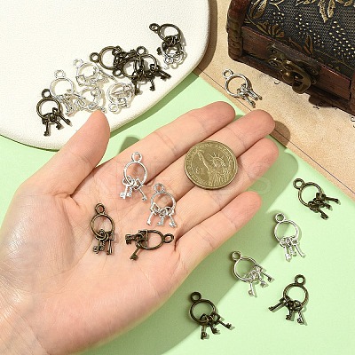 20Pcs Zinc Tibetan Style Alloy Pendants FIND-YW0010-08-1