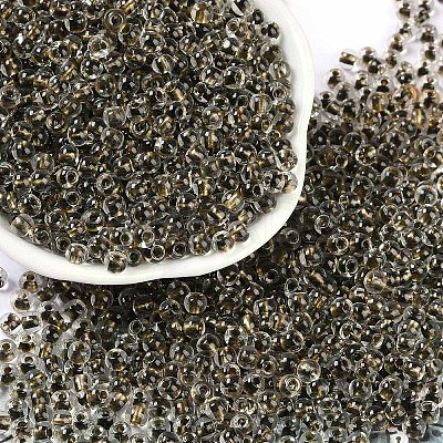 Transparent Inside Colours Glass Seed Beads SEED-A032-04M-1