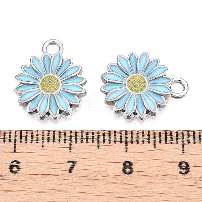 Alloy Enamel Pendants ENAM-A139-05P-03-1