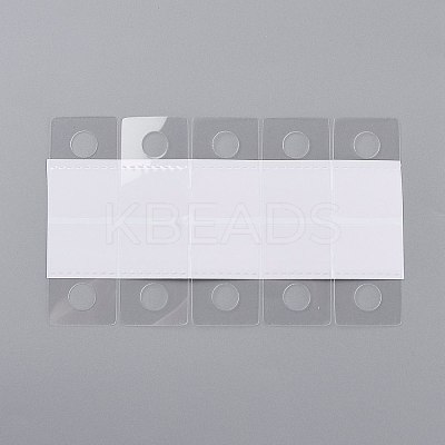 Transparent PVC Self Adhesive Hang Tabs X-CDIS-Z001-03A-1