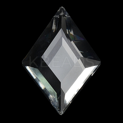 Transparent Glass Pendants GLAA-R223-05A-1