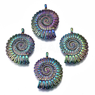 Rainbow Color Alloy Pendants PALLOY-S180-008-RS-1
