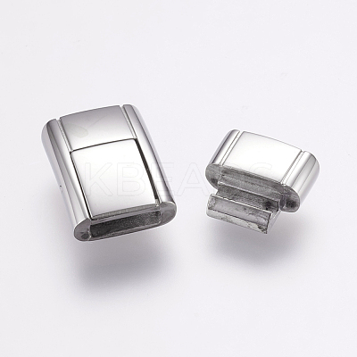 Tarnish Resistant 304 Stainless Steel Bayonet Clasps STAS-E144-141P-1
