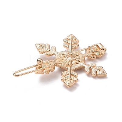 Alloy Crystal Rhinestone Hair Barrettes PHAR-Z003-12KCG-1