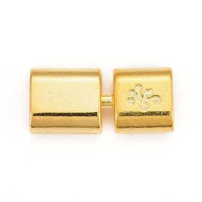 Alloy Snap Lock Clasps KK-H087-G-1
