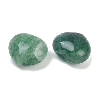Heart Natural Green Fluorite Palm Stone G-C186-03B-1