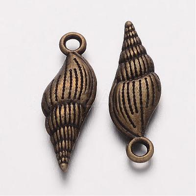 Tibetan Style Alloy Pendants TIBEP-20321-AB-NR-1