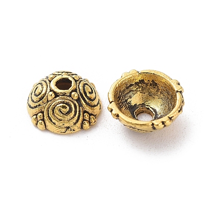 Alloy Bead Caps LS-X-PALLOY-EA9034Y-AG-1