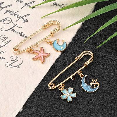 Iron Brooch Findings X-KK-S345-025-1-1