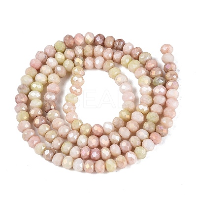 Ombre Effect Dyed Glass Beads Strands GLAA-C023-02-C20-1