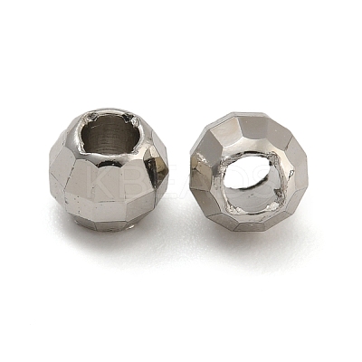Rack Plated Round Brass Beads FIND-M036-01C-P-1