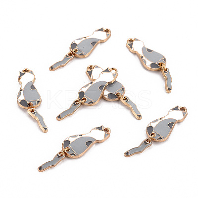 Eco-Friendly Alloy Enamel Pendants LS-X-ENAM-T011-84D-NR-1