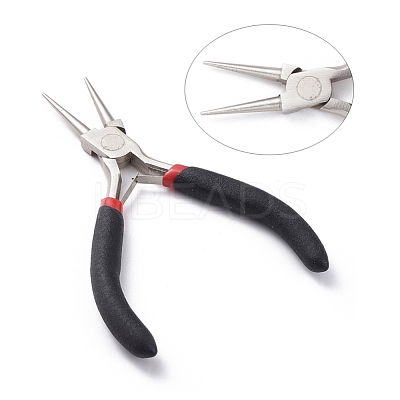 5 inch Carbon Steel Rustless Round Nose Pliers for Jewelry Making Supplies P035Y-1-1