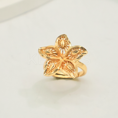 Adjustable Brass Finger Rings for Women DS8817-1-1
