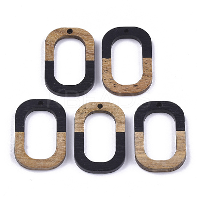 Resin & Walnut Wood Pendants RESI-S358-07C-1