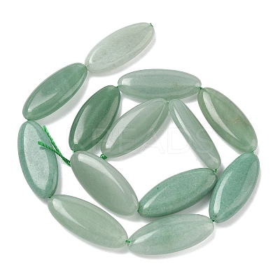 Natural Green Aventurine Beads Strands G-B078-E13-01B-1