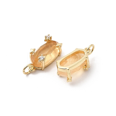 Faceted Natural Citrine Pendants X-KK-Z137-14G-02-1