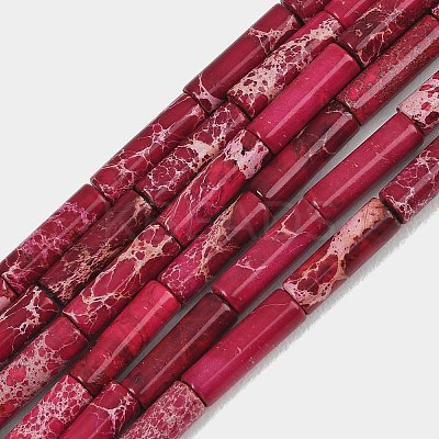 Natural Imperial Jasper Beads Strands G-K273-04B-1
