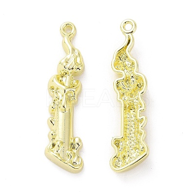 Rack Plating Alloy Pendants PALLOY-D007-69LG-1