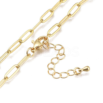Brass Pendant Necklaces NJEW-M185-01G-1