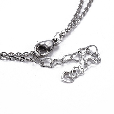 Non-Tarnish 304 Stainless Steel Tiered Necklaces X-NJEW-JN02350-02-1