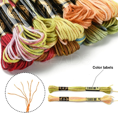 6-Ply Polyester Embroidery Floss OCOR-FZ0001-01K-1