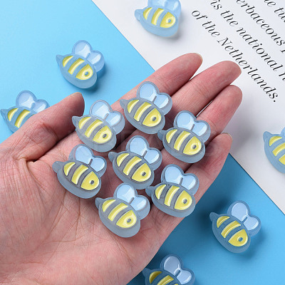 Transparent Acrylic Beads MACR-S374-06B-09-1
