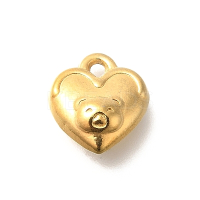 Ion Plating(IP) 304 Stainless Steel Charms STAS-I321-62G-1