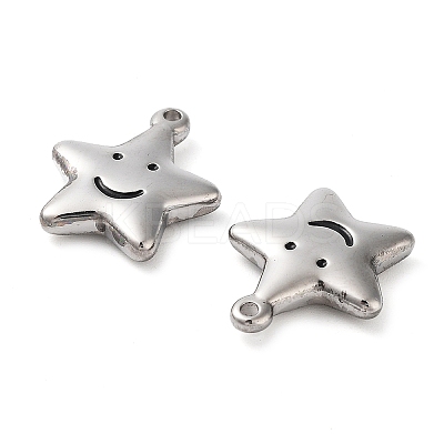 304 Stainless Steel Pendants STAS-L022-364P-1