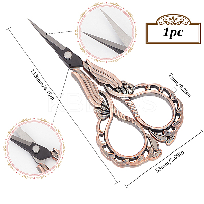 1Pc Stainless Steel Scissors AJEW-SC0002-99B-03-1