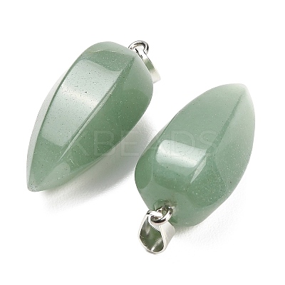 Natural Green Aventurine Pendants GG-K002-16B-1