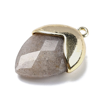 Natural Sunstone Pendants G-U019-03B-03-1