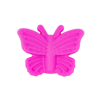 Butterfly Food Grade Eco-Friendly Silicone Focal Beads SIL-CJC0009-03I-1