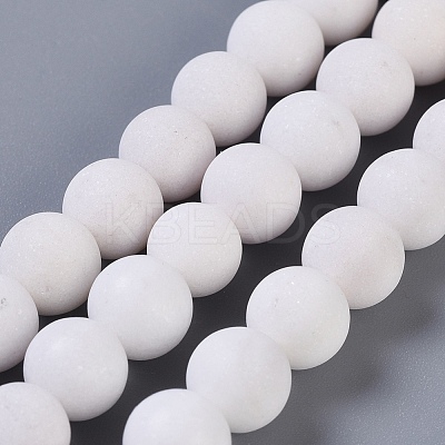 Natural Mashan Jade Beads Strands G-K245-01J-8mm-1
