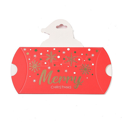 Christmas Theme Paper Pillow Gift Boxes CON-B012-02-1