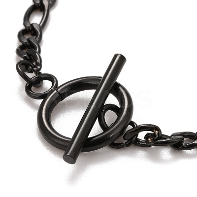 Ion Plating(IP) 304 Stainless Steel Chain Bracelets for Women or Men BJEW-A039-03EB-1