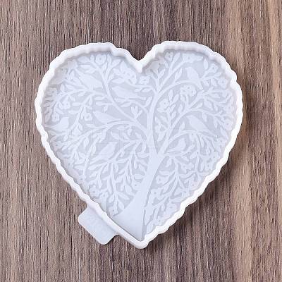 Tree of Life DIY Silicone Coaster Molds DIY-E073-03D-1