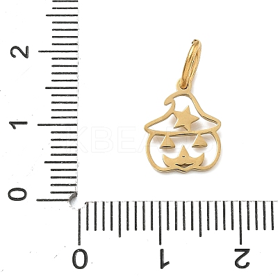 Halloween Theme 304 Stainless Steel Charms LS-STAS-Z164-04G-02-1