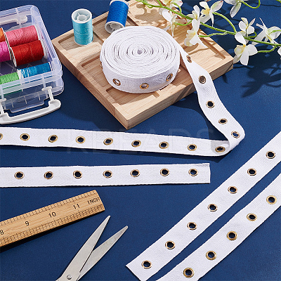 6.25 Yards Flat Cotton Ribbon SRIB-BC0001-15C-1