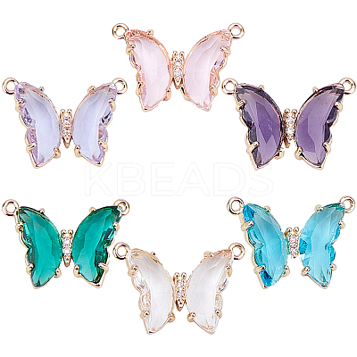 Glass Pendants GLAA-SC0001-14G-1
