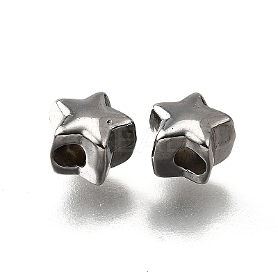 304 Stainless Steel Beads X-STAS-V009-03P-1