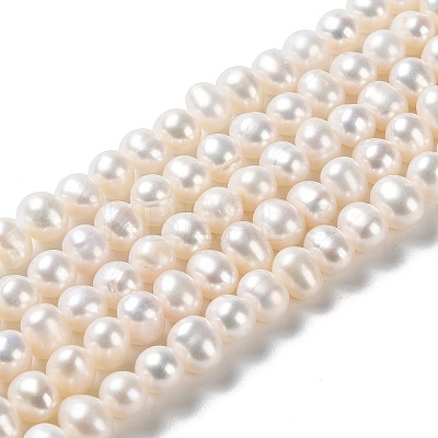 Natural Cultured Freshwater Pearl Beads Strands PEAR-E018-57-1