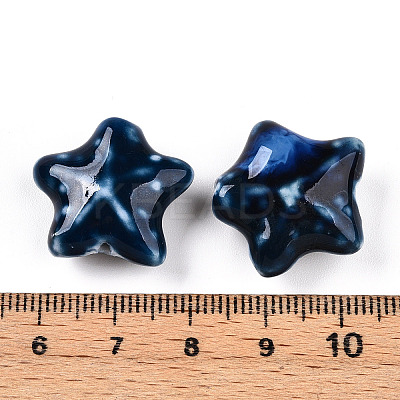 Handmade Porcelain Beads PORC-N008-09P-1