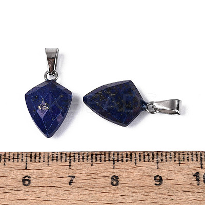 Natural Lapis Lazuli Pendants G-N349-18P-02-1