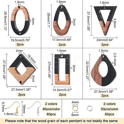 DIY Dangle Earring Making Kits DIY-OC0005-77-1